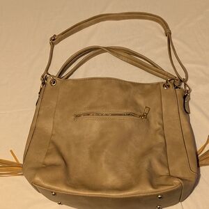 Women's Neutral Tan Shoulder Bag
